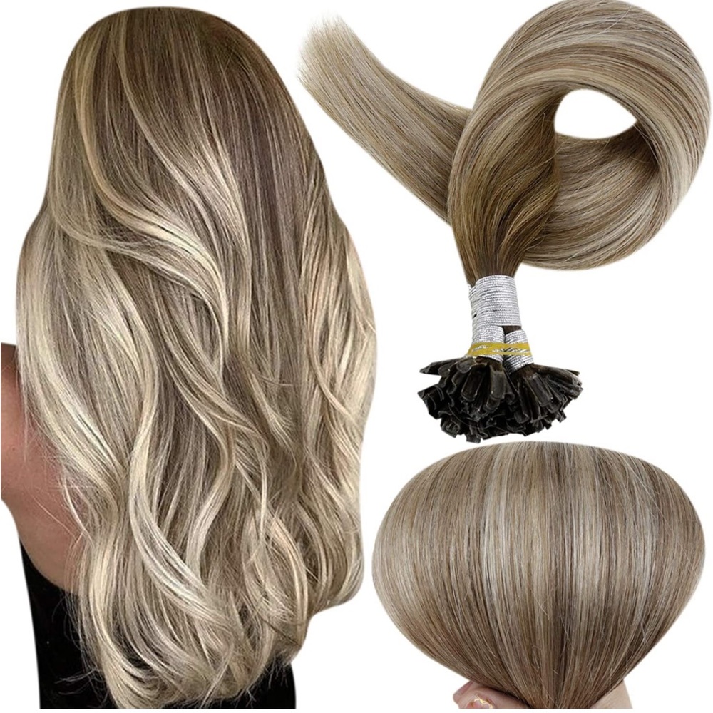 Neutral Ash Blonde Remy Hair Extensions - Multi-Tone Blonde